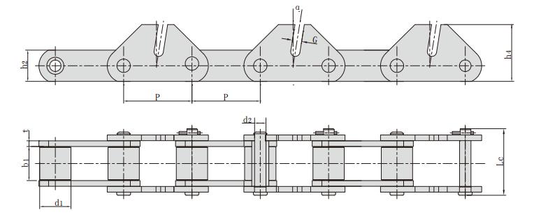 P152F251_<font color='red'><font color='red'>筑路</font><font color='red'>機械</font>鏈</font> 工程鏈